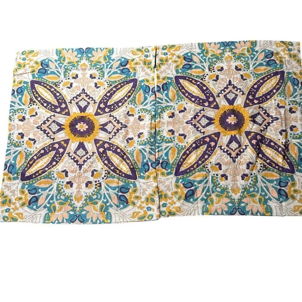 Urban Outfitters Nessa Floral Medallion Sham Set